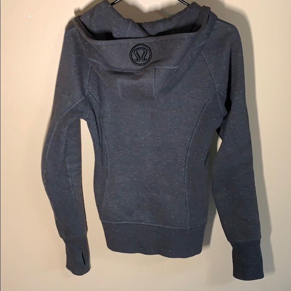 Lululemon Black Sparkly Scuba Jacket - Picture 3 of 4